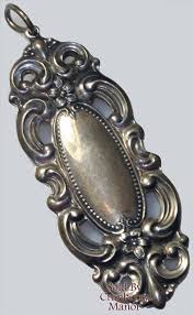 Towle Sterling Silver Grand Duchess Art Nouveau Revival Pendant Necklace Vintage Designer Fashion Jewelry - CranberryManor Fine Antiques & Vintage Collectibles