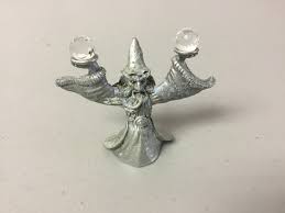 Spoontiques Pewter Wizard With 2 Crystal Balls CMR588 ...