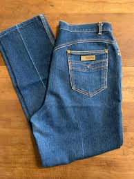 Vintage Gitano Jeans, Size 16 , Medium Blue Denim , Vintage ...