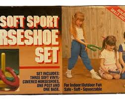 Soft Sport HORSESHOE SET - Franklin Future Champs - Vintage 1970's - "builds Beginning Skills and Coordination" - Etsy