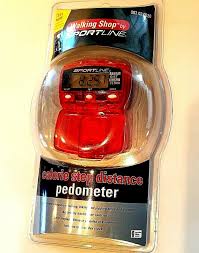 Walking Shop Red Sportline Calorie Step Distance PEDOMETER w ...