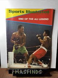 X6 1971 ALI FRAZIER End Of The ALI Legend March 15 Sports Illustrated | eBay
