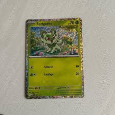 Sprigatito Holo Pokémon card from the McDonalds... | Depop