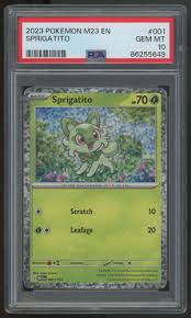 2023 Pokemon Sprigatito McDonald's Promo #001 PSA 10 ...