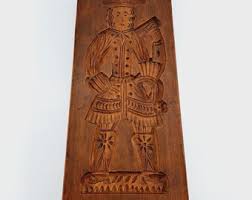 Vintage Wooden Hand-carved Bakery Biscuit Board - Etsy