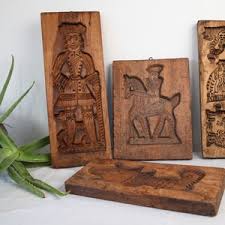 Antique German or Dutch Springerle Carved Wooden Cookie Molds / Butter Molds - Wall Art - Etsy Israel