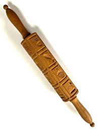 Carved Rolling Pin In Collectible Rolling Pins for sale | eBay