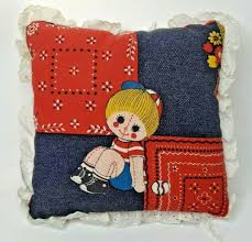 Handmade Adorable Tooth Fairy Pillow - Vintage with Instuctions | eBay