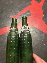 2) Vintage 1969 Sprite Bottle - Green Glass 10oz - Crater Lake National Park | eBay