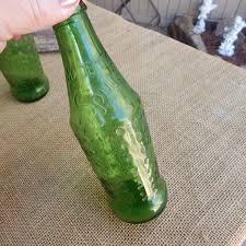 6 Old Soda Bottles 1940's Dr. Pepper 1950's Orange Crush ...