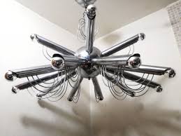 Reggiani Chrome Ceiling Light 15 Lights 85 Cm Diameter Authentic Sputnik Space Age Made in Italy 1970s - Etsy