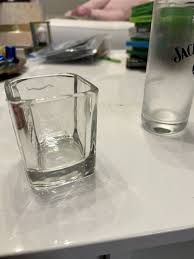 Jack Daniels Whiskey Square 8 Oz Rocks Tumbler Heavy Glass ...