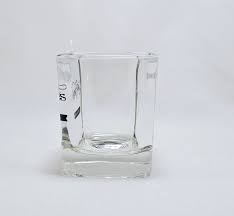 Jack Daniels Whiskey Square Lowball Rocks Heavy Glass Gold ...