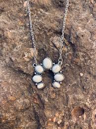 Western Cream Faux Stone Cluster Necklace - Etsy