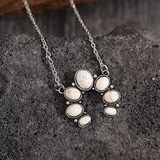 Hazel Blues® | Artificial Turquoise Alloy Pendant Necklace