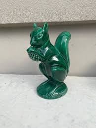 Large Green Majolica Money Bank Squirrel Circa 1950 For Sale ...