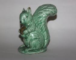 Sylvac Style Squirrel Model 539, Green Pottery, 11.5 Cms ...