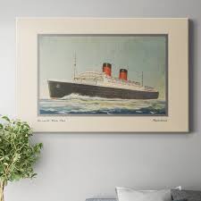 Breakwater Bay Vintage Cruise I - Wrapped Canvas Print | Wayfair