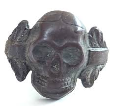 Waffen SS totenkopf skull ring known pattern relic ground ...