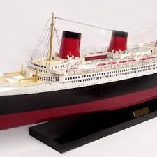 Wooden Ship Model - NORMANDIE Liner Length: 82 Cm - Etsy