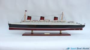 SS Normandie Cruise Ship Model: Ocean Liner Decor (32.28 ...