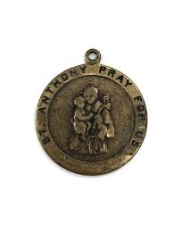 St Anthony Medal Pendant Lost Stolen Articles Patron Padua ...
