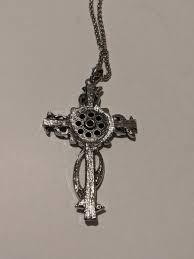 Fashion Jewelry Rhinestone Cross Pendant Crystal Necklace | eBay