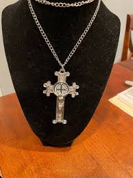 St. Benedict Crucifix 3 Inch (silver) - Etsy