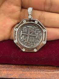 Atocha Shipwreck Silver Coin Pendant: Mel Fisher Treasure ...
