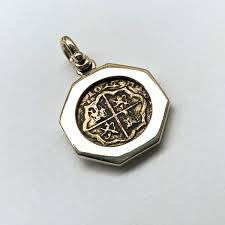 Atocha Re-creation High Tide Coin Pendant 1/2 Reale in ...