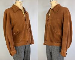 1930s Leather Flight Jacket | Vintage 30s Flying Ace Burnt ...