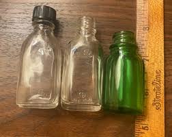 Vintage Medicine Bottles Set of 3 Mini Bottles - Etsy