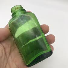 1936 ST. JOSEPH'S ASPIRIN BOTTLE GREEN Embossed Screw Top ...