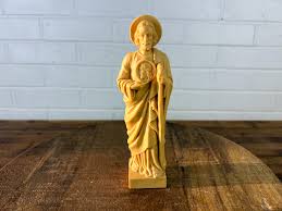 Vintage Saint Jude Statue - Etsy
