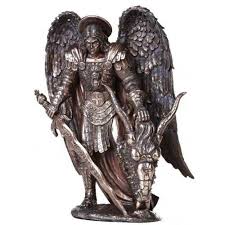 Archangel St Michael Large Bronze Statue by Derek W Frost ...