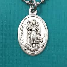 St Raphael Archangel Pendant Necklace 24 inch Stainless ...