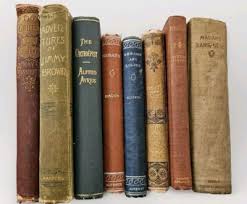 1868-1900. Lot Of 8 Rare Antique Victorian Hardcover Pocket Novels Decor Staging | eBay