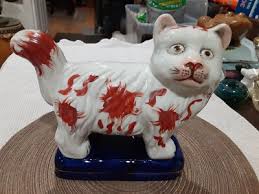 Antique Chinese Porcelain Cat | eBay