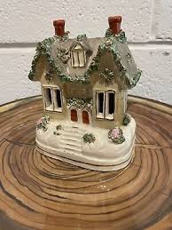 Antique 19th Century Staffordshire Ceramic House Pastille ...