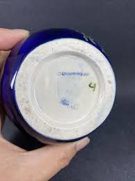 Vintage Moorcroft Pottery Anemone Flower Blue Vase England ...