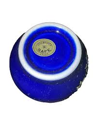 8 PC VTG JAPANESE KUTANI BUD VASE PEACOCK COBALT BLUE | eBay