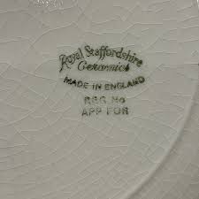 1961 Royal Staffordshire England 9" CALENDAR PLATE God Bless ...