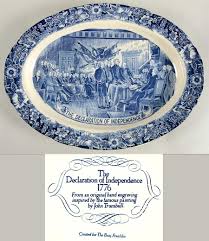 Liberty Blue 20" Oval Serving Platter by Staffordshire ...