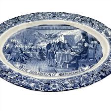 Signing the Declaration of Independence large platter – The ...
