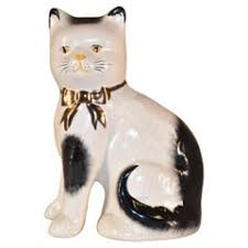 Staffordshire Cat Figure, circa 1970 at 1stDibs