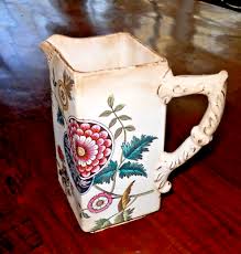 Floral Design Water Pitcher DELHI SF & Co England Spode ...