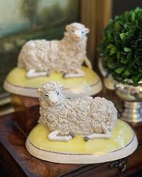 Glorious Rare 19C English Staffordshire Alcock Sheep Lamb ...