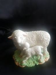 Masterpiece Porcelain by Homco Mountain Goat Ram & Lamb ...