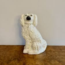Large Antique Victorian Staffordshire Dog - Etsy India