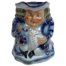 Similar Items to English Toby Jug Flow Blue Staffordshire Early
